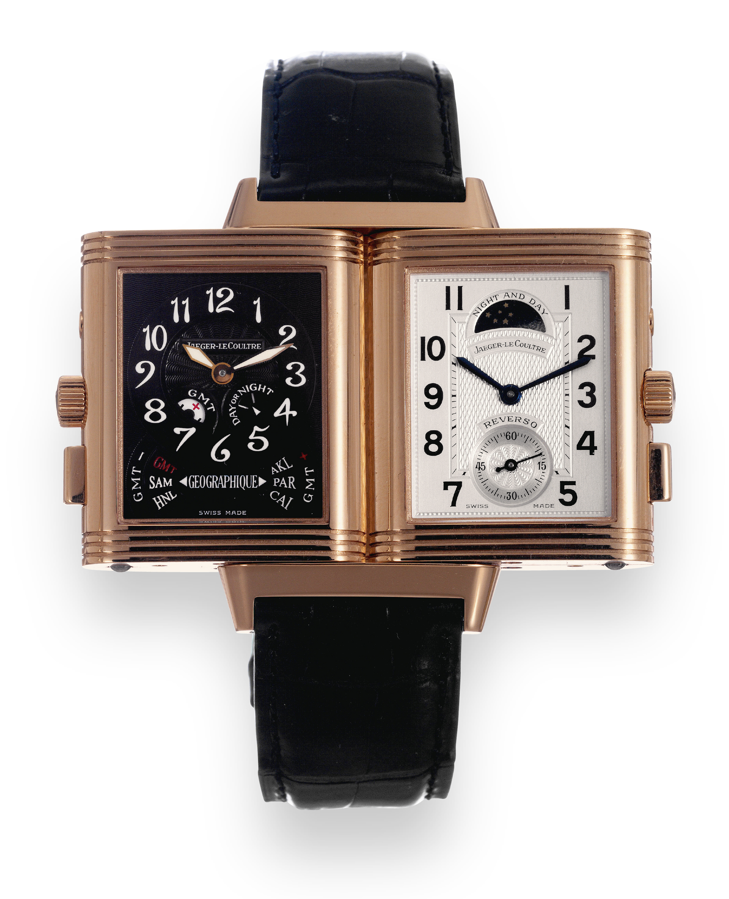 Reverso Geógraphique Jaeger-LeCoultre, 'Reverso Geógraphique', No. 394/ ...