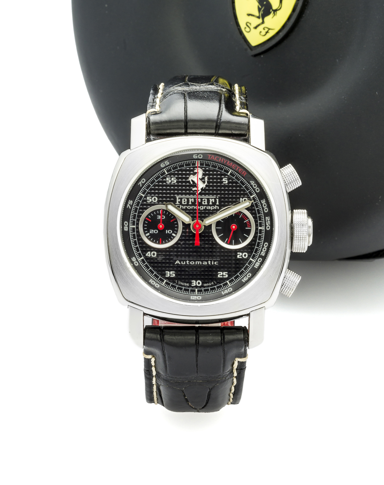 FERRARI BY OFFICINE PANERAI REF. F6722 CHRONOGRAPH STEEL LIMITED